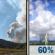 Saturday: Areas Of Smoke then Showers And Thunderstorms Likely